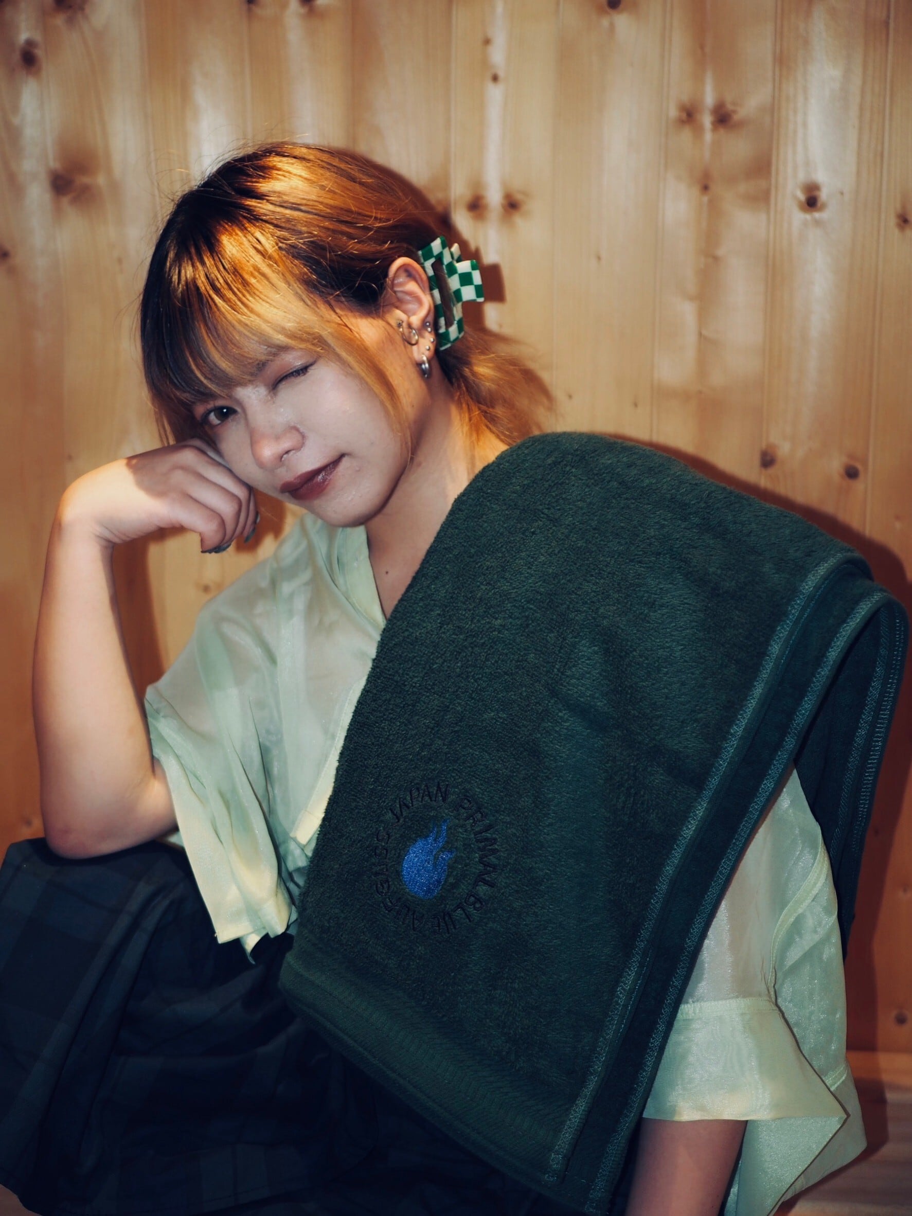 PAJアウフグーススカート Aufguss skirt ユニセックス（グリーン