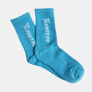 Reverse OE Unisex Crew Socks - sky blue