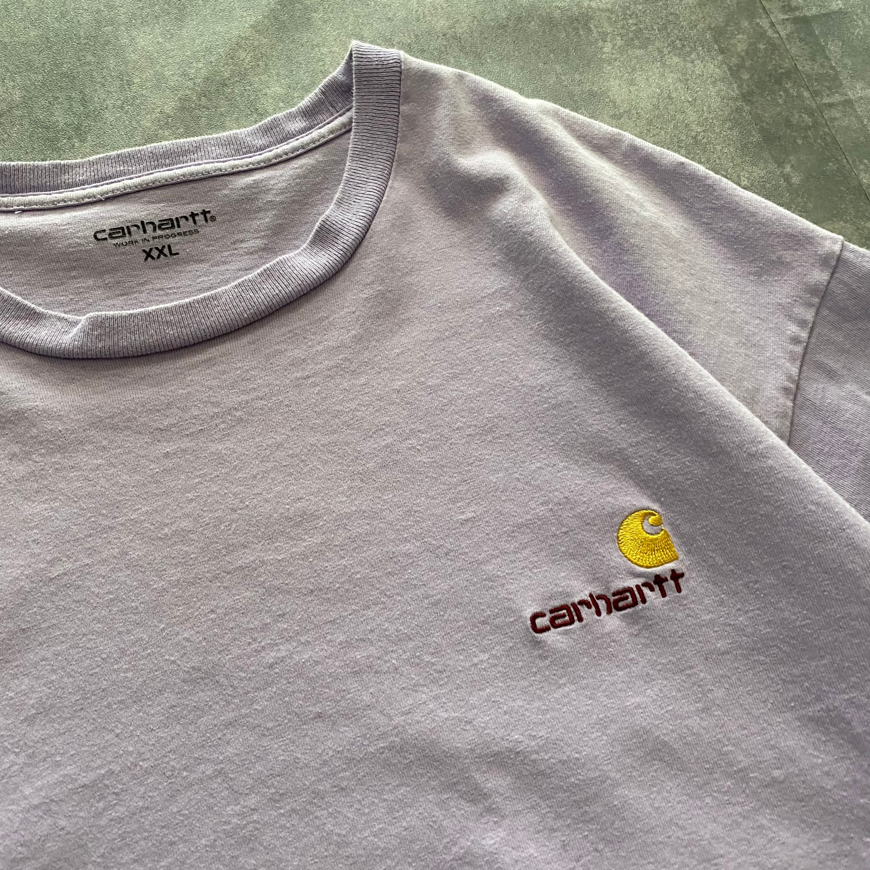 2XLサイズ】carhartt wip カーハート 刺繍ワンポイントロゴ Tシャツ