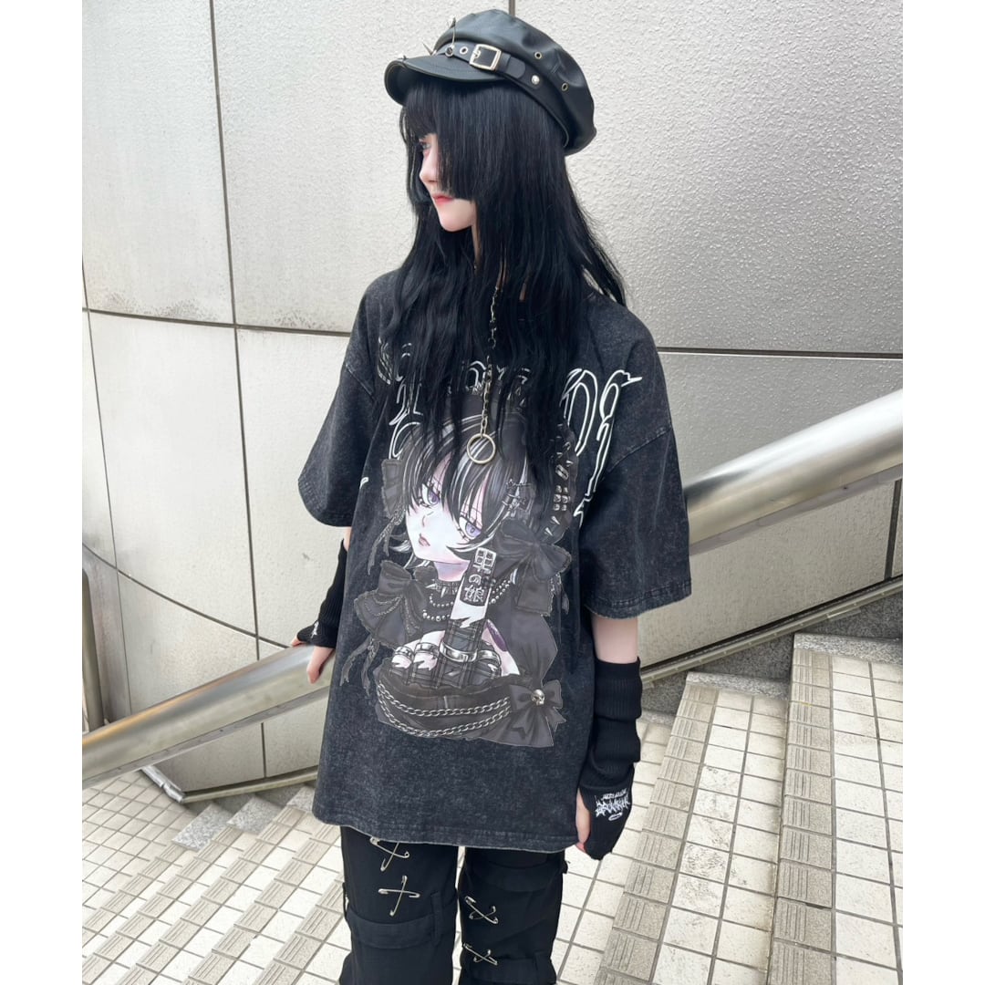 7/3 完売→再入荷！】新作☆男の娘ウォッシュTシャツ