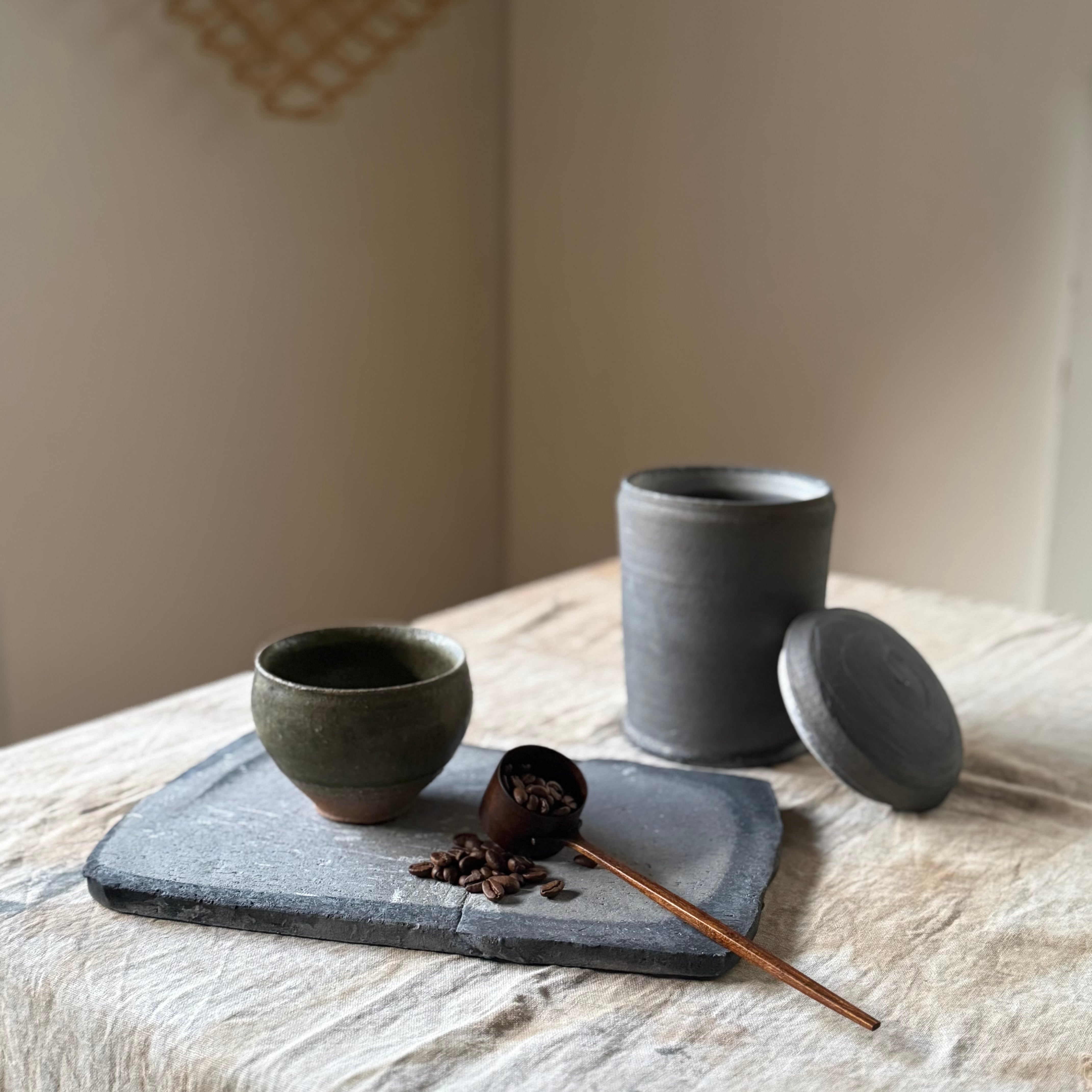 清水善行 須恵珈琲壺 | gallery 一白