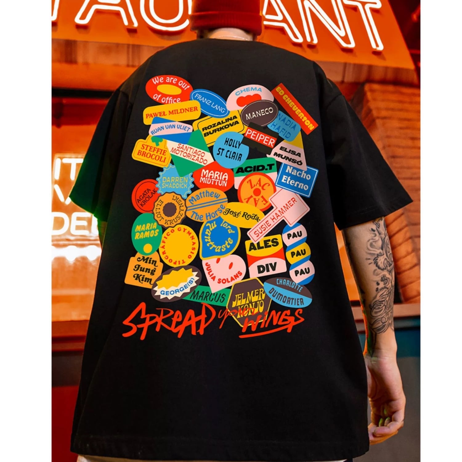 カラフルキャラクターTシャツ カラフルとねちゃんTシャツ | 利根本店 tonehonten