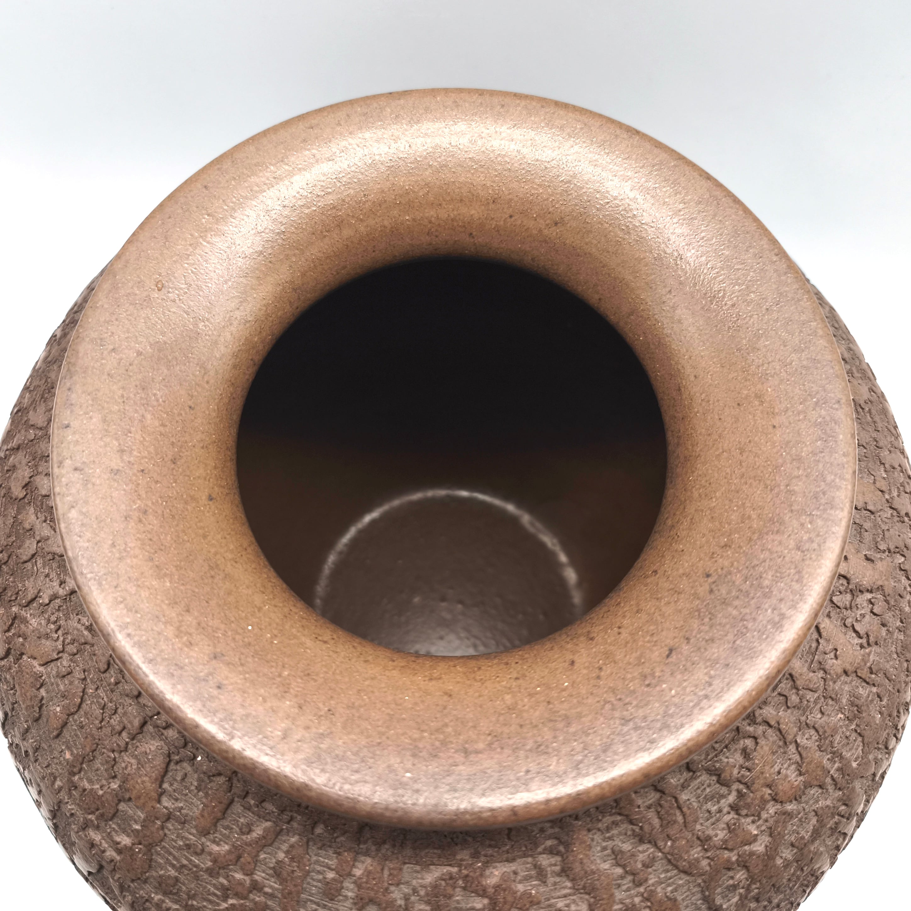 信楽焼・利山・花器・花瓶・フラワーベース・No.260312-52・梱包サイズ