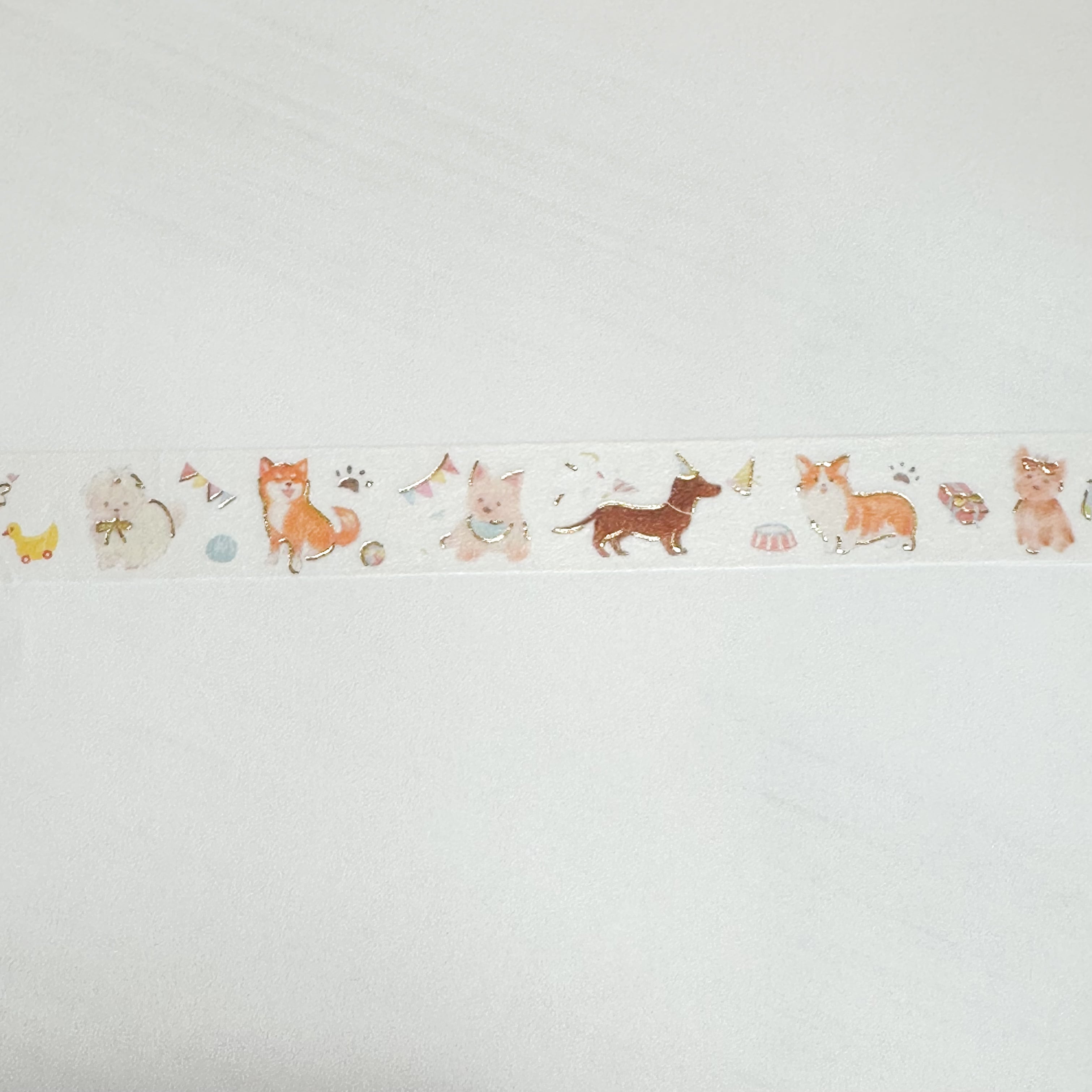 PET 汪汪队 4cm×5m 海外マスキングテープ イヌ 箔押しマスキングテープIPPAI 犬がいっぱい | わんこ雑貨の店 スマイルズ