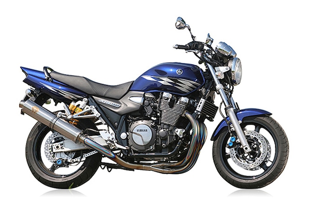 XJR1300('07～'17) ワイバン シングル チタンドラッグブルー[WY08-01DB]