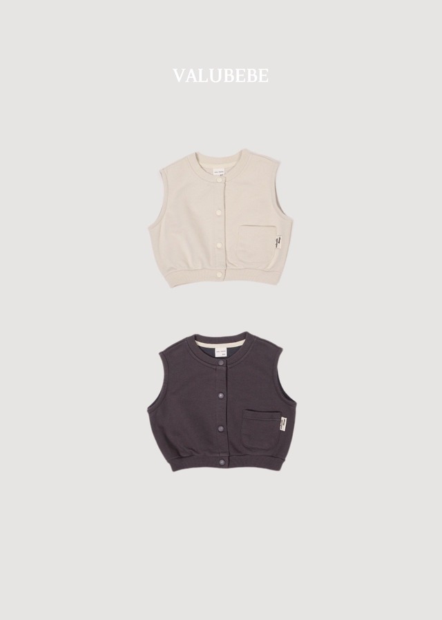 【取寄】valubebe｜autumn pocket vest｜オータムポケットベスト｜6M-S｜baby&toddler｜26 autumn