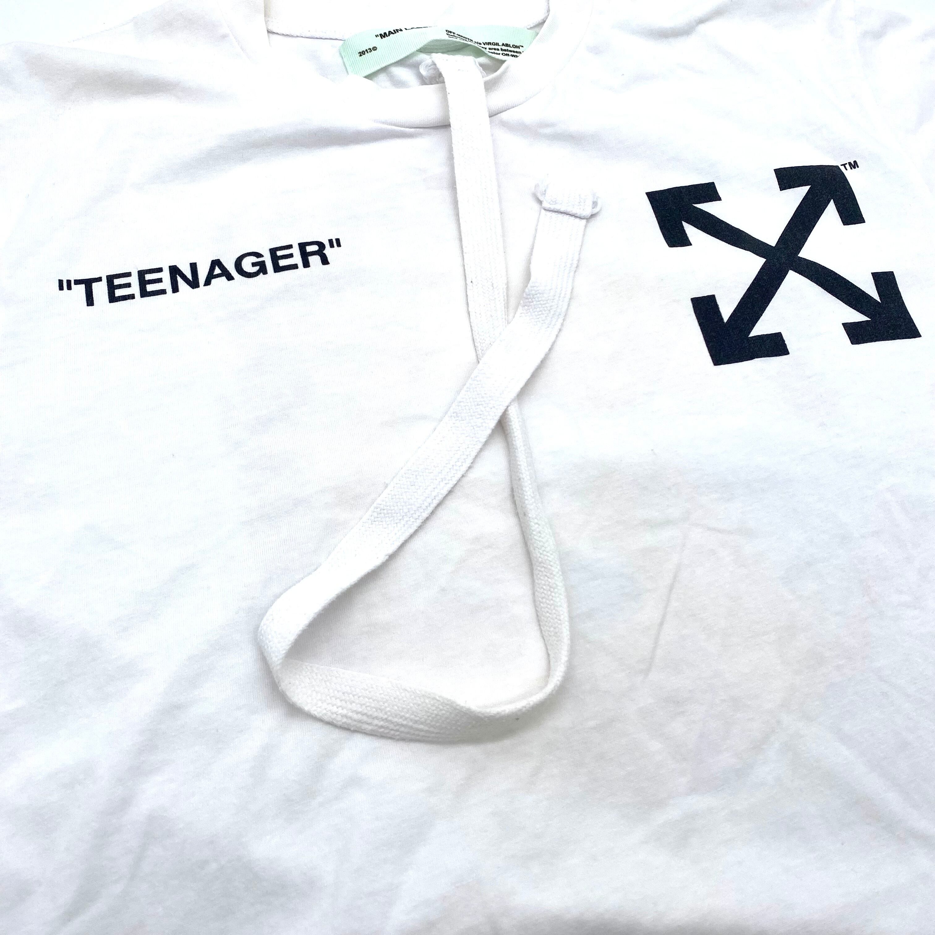 代引き可 off-white オフホワイト 19ss Tシャツ アローロゴ XSサイズ