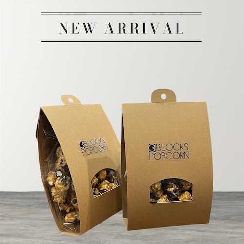 【クラフトサイズ】 キャラメルタキシード　ポップコーン エアポップ マッシュルーム スナック お菓子 カラフル プレゼント 土産 ギフト 焼菓子 スイーツ 景品 おつまみ 3BLOCKS バレンタイン