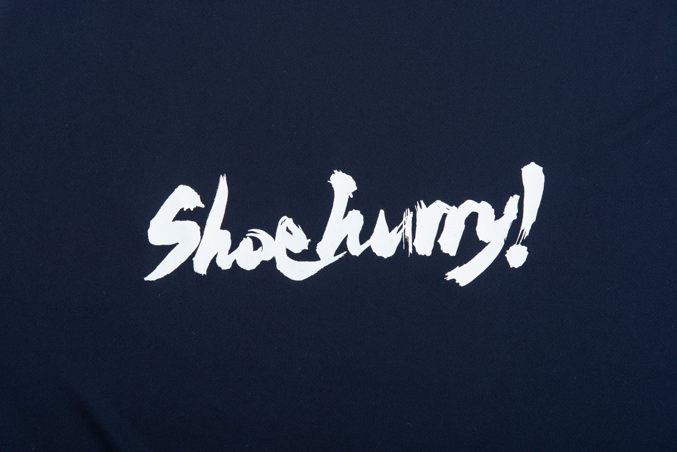 SHOEHURRY! LOGO SILKY DRY LONG T-SHIRT (NAVY/WHITE) | シルキードライロングTシャツ(ネイビー/ホワイト)
