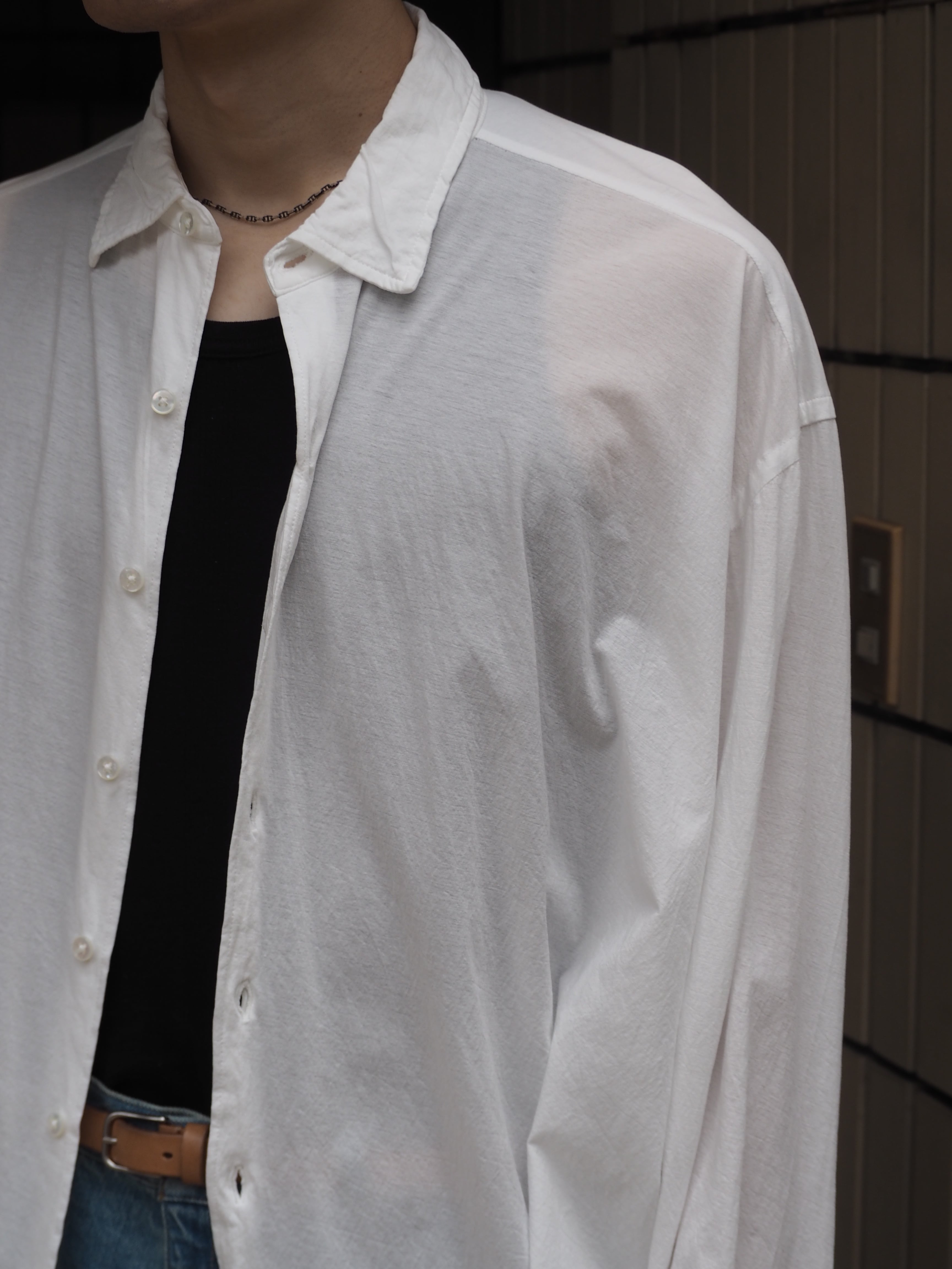 KANEMASA PHIL. 46G Artisan Shirt(WHITE) | novastore(ノヴァストア