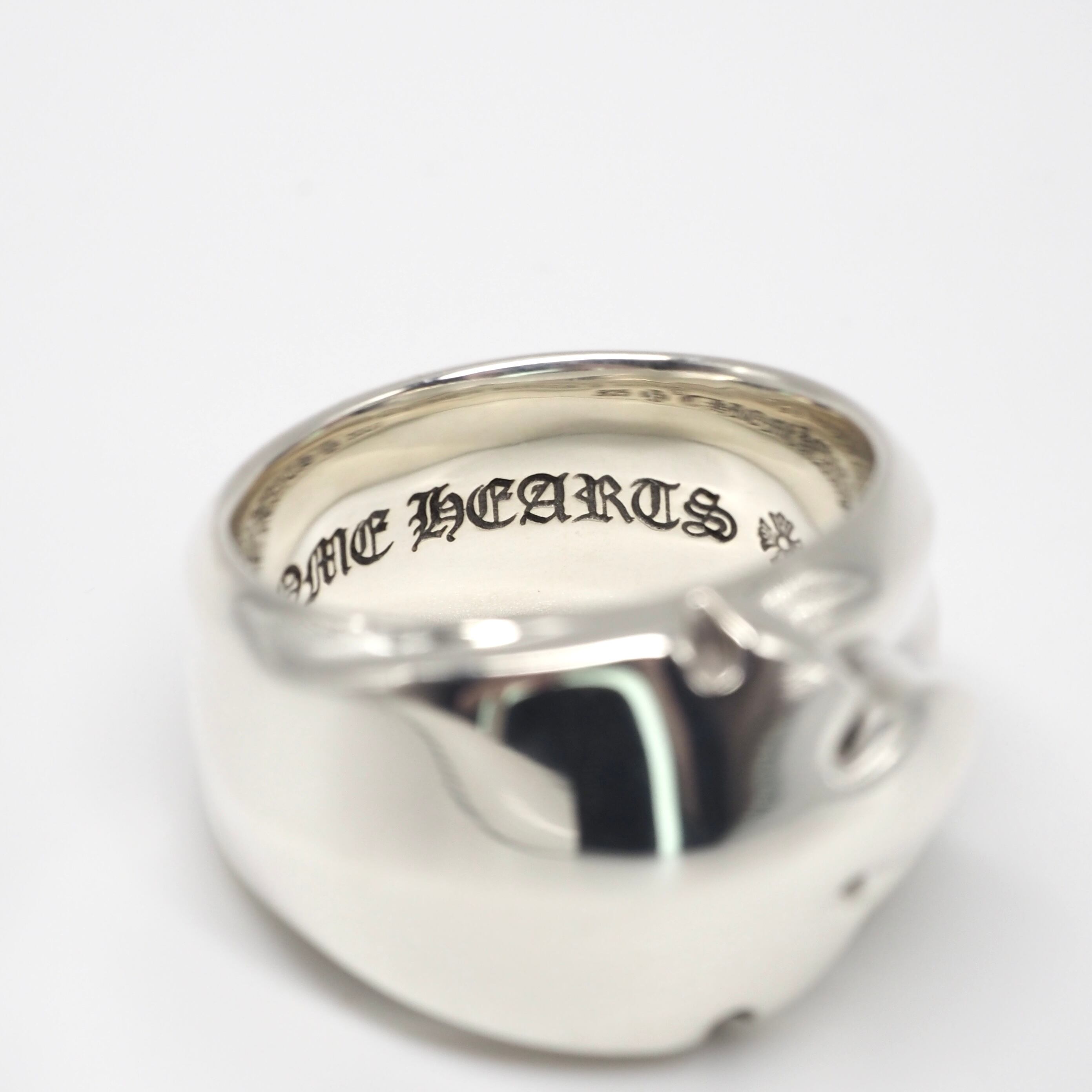 CHROME HEARTS 約17号 シングル フレアニー リング シルバー925 クロム