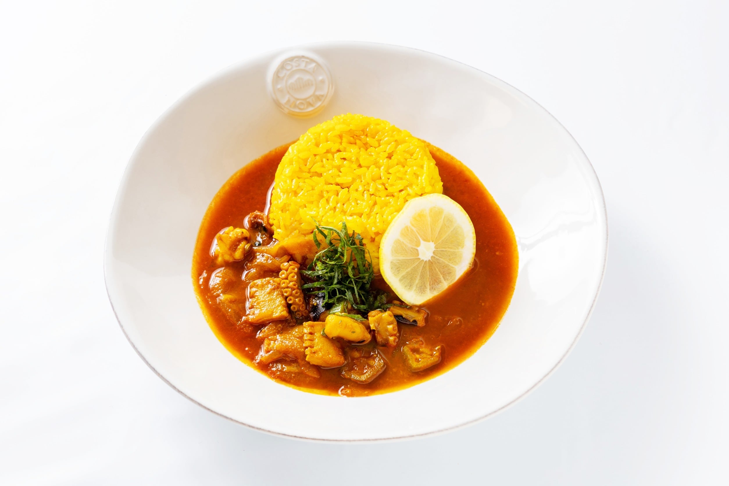 タコとイカのレモンペッパーカレー