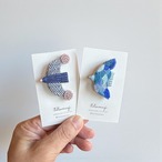 itotsumugi  青い鳥　手刺繍ブローチ　46