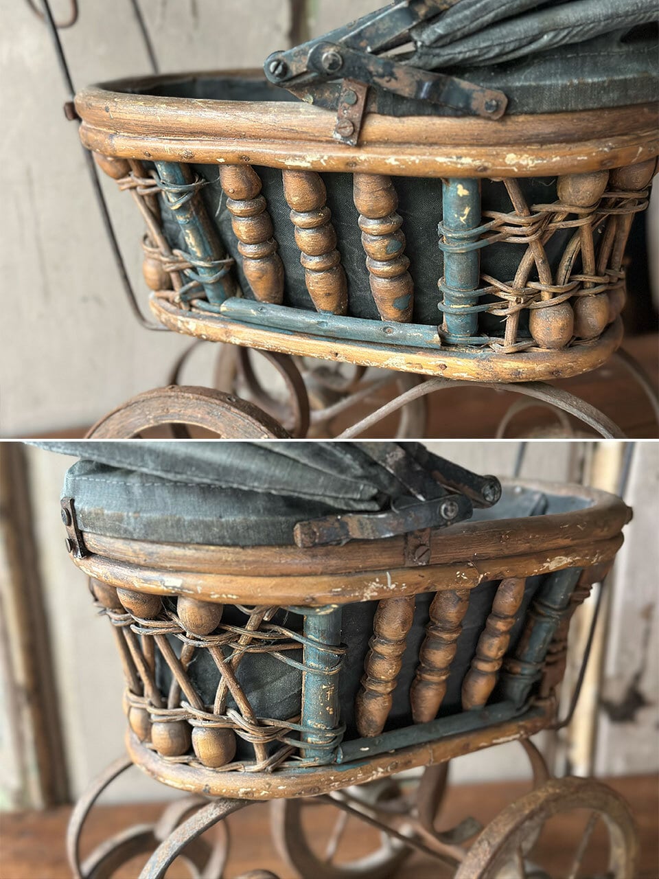 19世紀末 ドール用ベビーカー 乳母車 | Brocante de La Cocotte