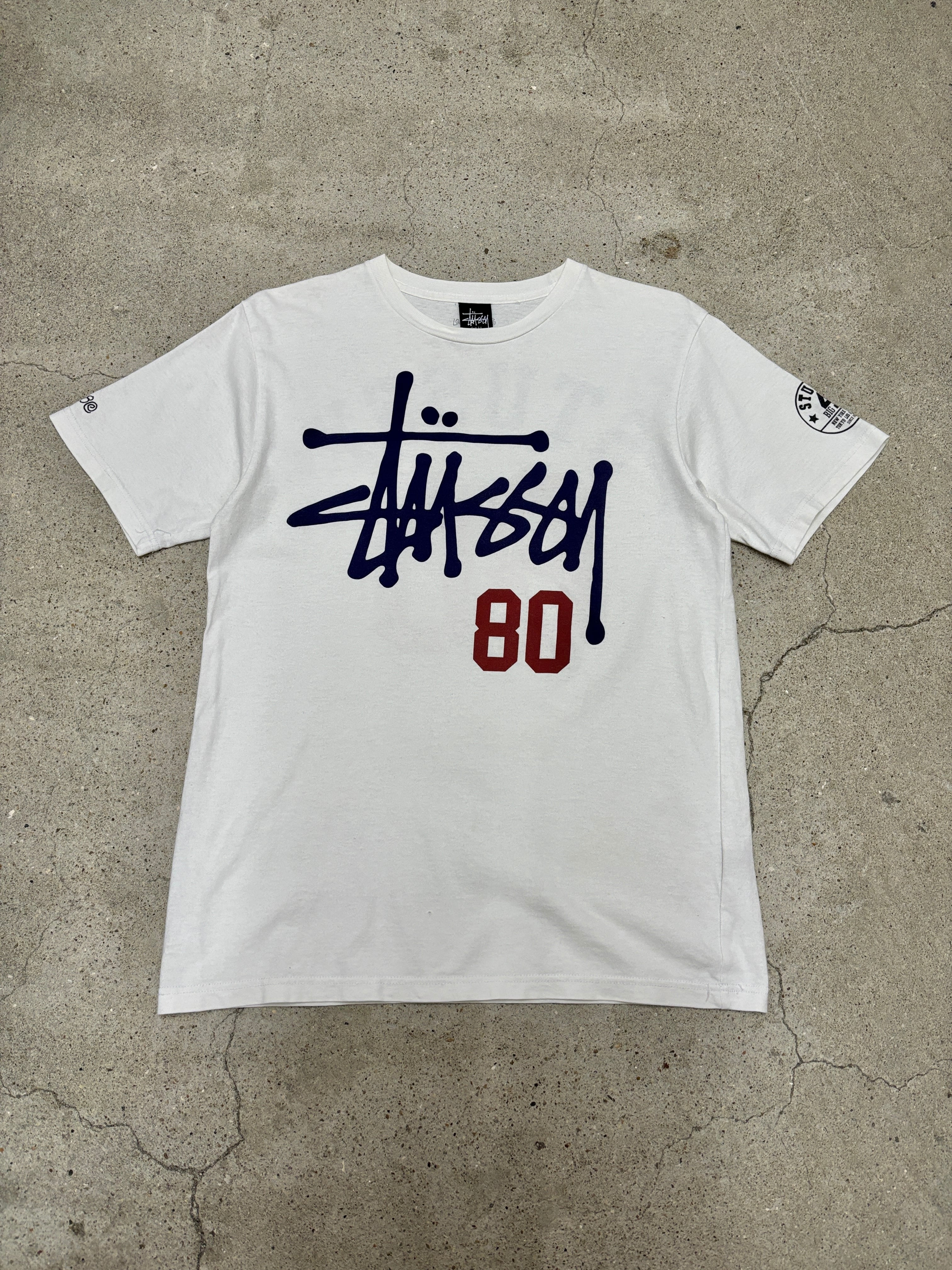 STUSSY/Team Tee/S/LOCAL COLOR UMD/ロゴプリントT/Tシャツ/ドジャース