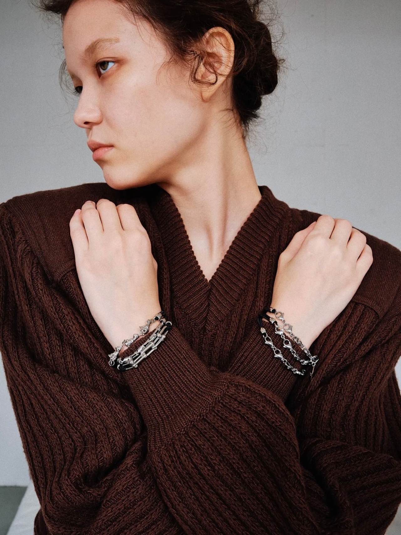 heyep へイップ  / Cat & Metal Parts Hair Ties – 3 Piece Set - 1