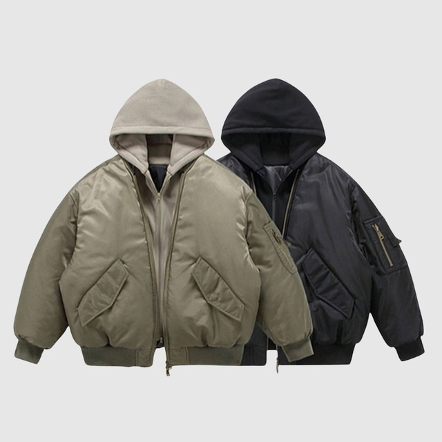 フェイクレイヤードブルゾン H2686