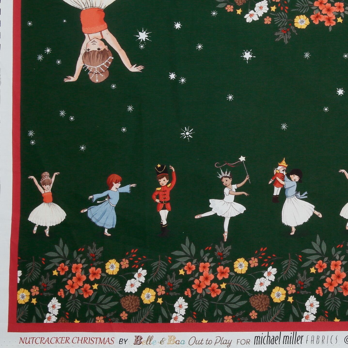 USAコットン パネル NUTRACKER PANEL くるみ割り人形 バレエ