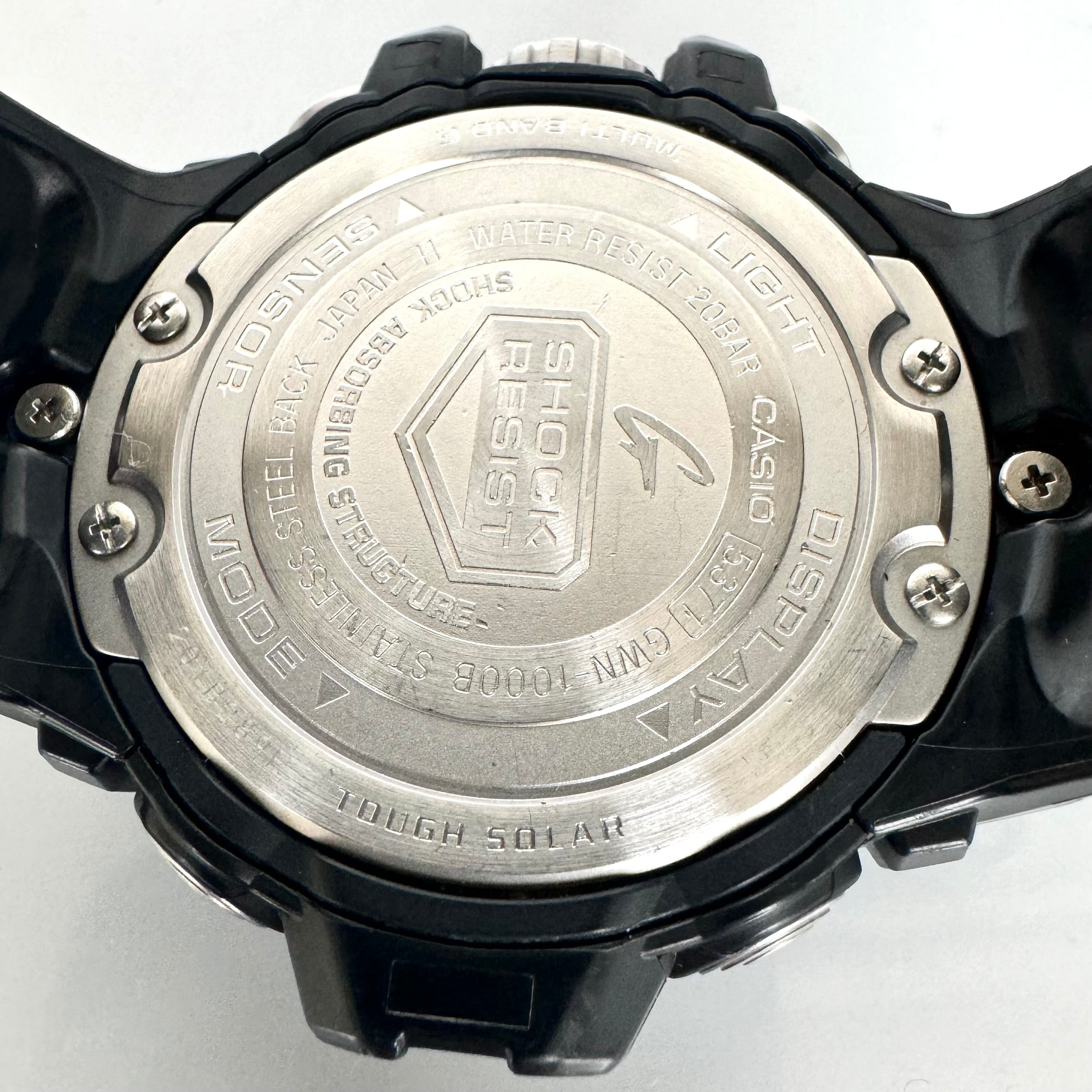 カシオ G-SHOCK ガルフマスター GWN-1000B-1BJF 電波ソーラー 黒 カシオ G-SHOCK ガルフマスター GWN-1000B-1BJF 電波ソーラー 黒