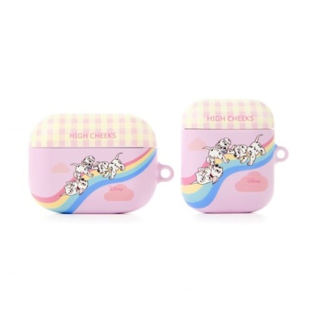 [HIGH CHEEKS] Pink Check Dalmatian Airpod Case 正規品 韓国 ブランド 韓国代行 AirPodsケース