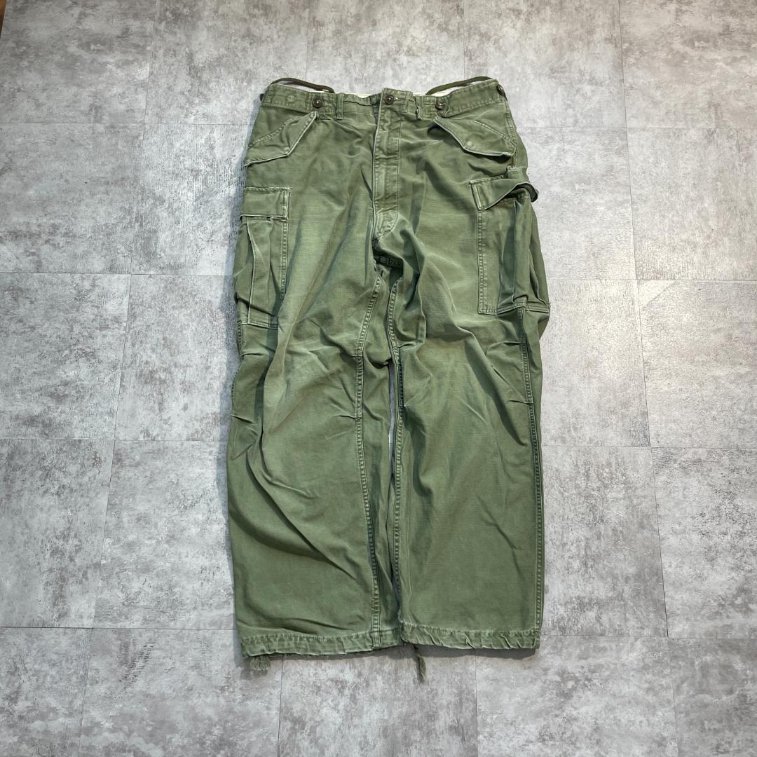 50s アメリカ軍 実物 M-51 フィールドパンツ 31/32 w35 | ib2
