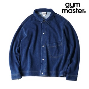 gym master ジムマスター 11oz インディゴ スウェットジャケット ジップアップ 裏毛 Gジャン風 ヴィンテージ メンズ G833746 ブルー