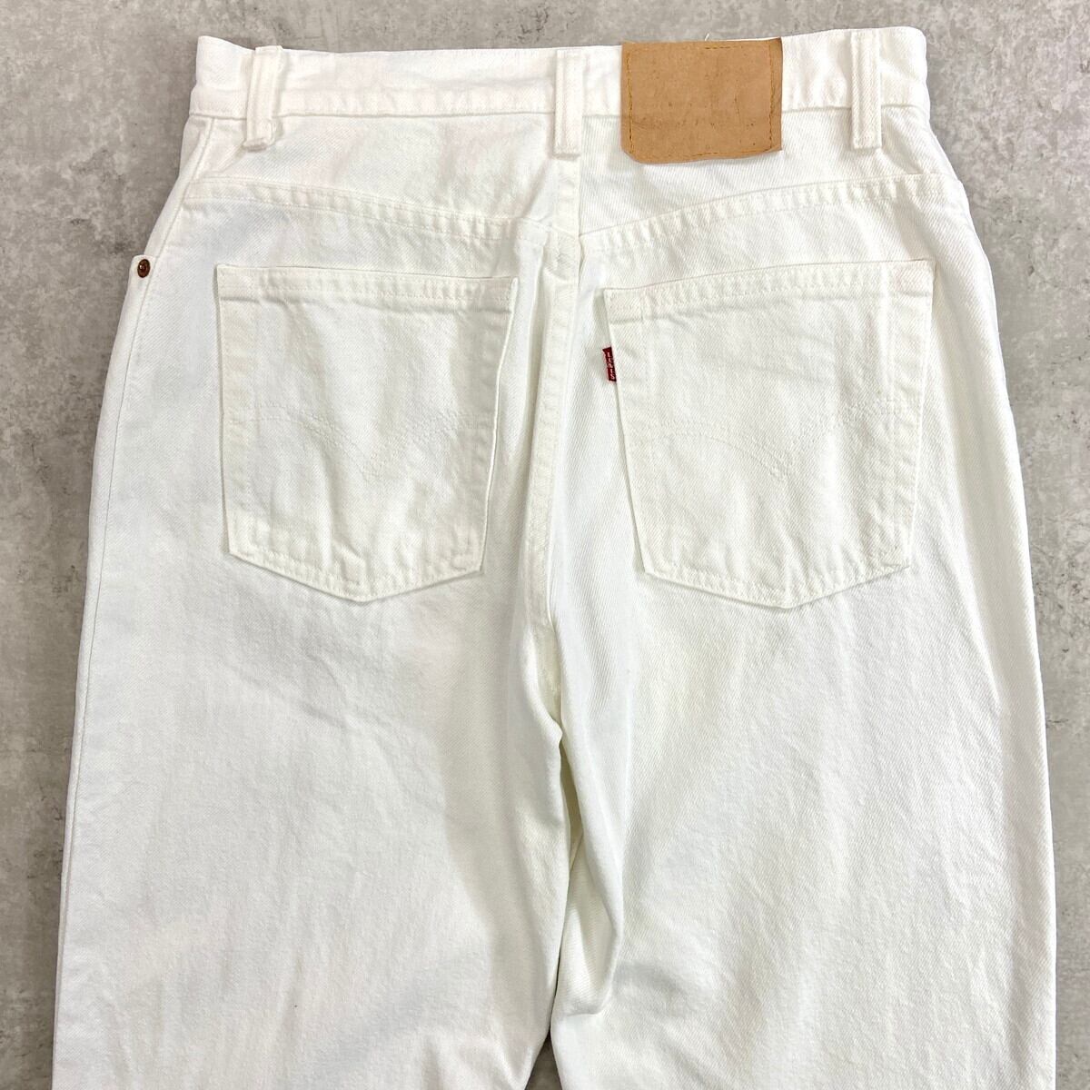 90年代 Levi's リーバイス 551 テーパード ホワイトデニムパンツ