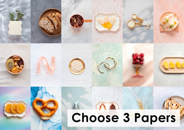 【Texture】Choose 3 Papers お好み3枚セット | A3