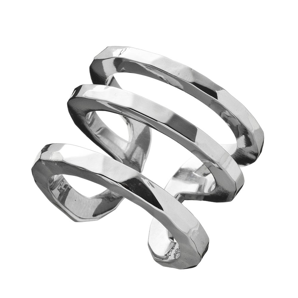 Elenore Jewelry×ARTEMIS KINGS トリプルカフリング シルバーリング 9