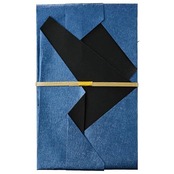 マルアイ 祝儀袋 結婚式 デザイン 和風 大金 青 1枚 キ-658B