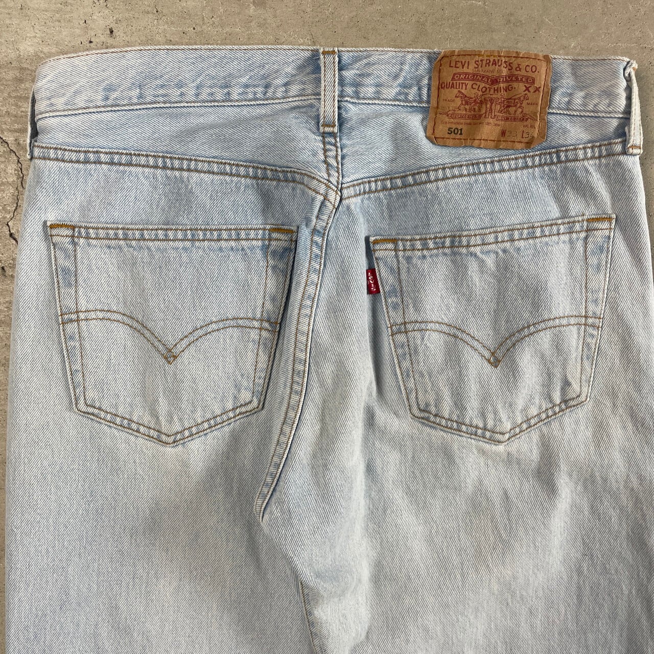 90年代 フランス製 Levi's ユーロリーバイス 501 ストレートデニム