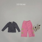 韓国子供服 / 26Autumn / soybean / スター ワイドパンツ / キッズ服 / 秋服 *XS~XL*
