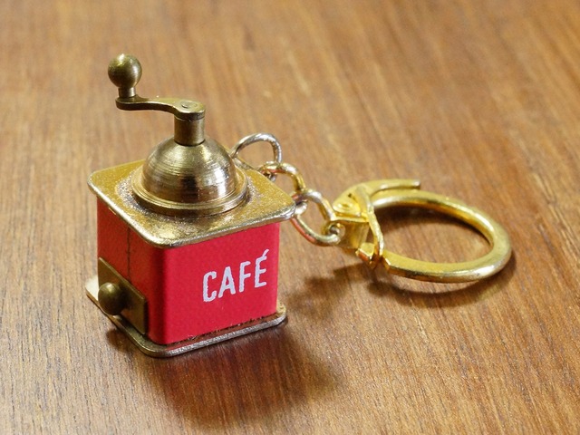 【Vintage】フランス コーヒーミル  CAFE NICO キーホルダー/キーリング /kc10