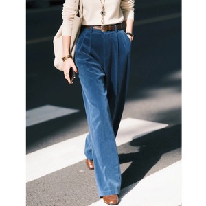 コーデュロイ ワイドレッグパンツ 6color W01381