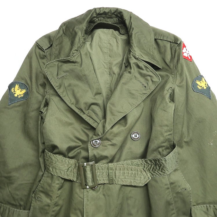 古着 50年代 US.ARMY M-1950 オーバーコート ミリタリー カーキ 米軍