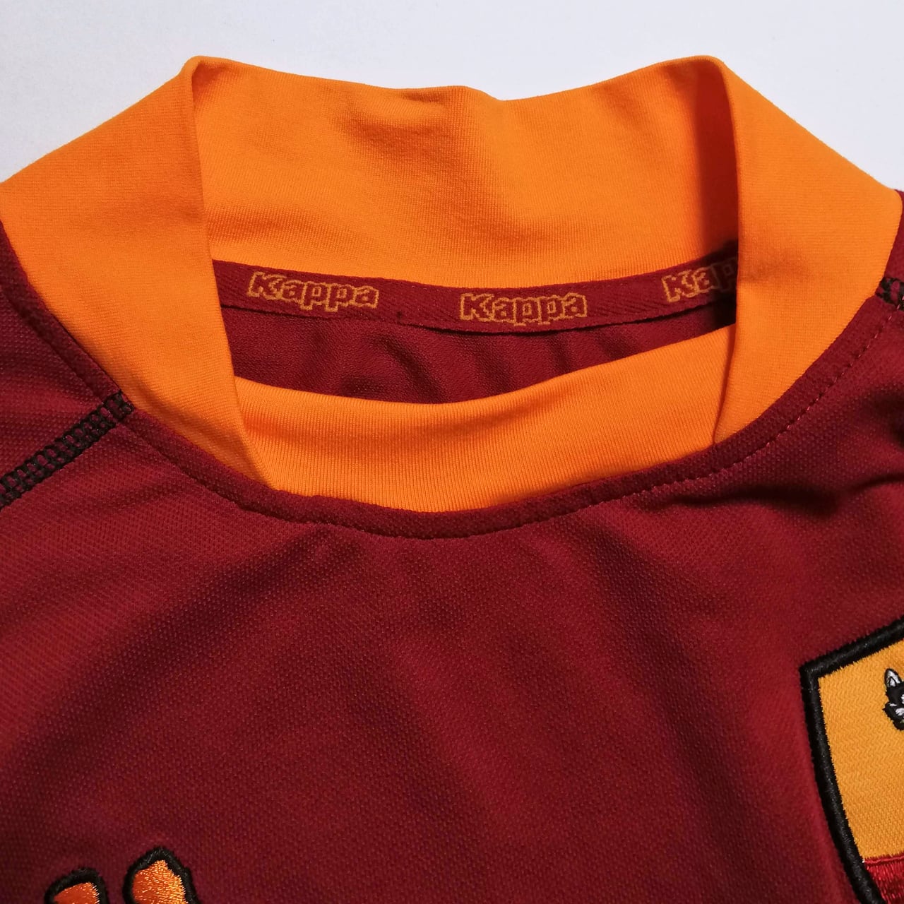USED】ローマ 2002-03 Kappa ホーム長袖 ユニフォーム #10 TOTTI