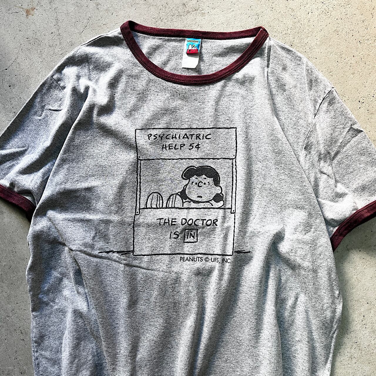 champion PEANUTS リンガーTシャツ 60s シングルステッチ