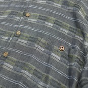 jacquard weave design linen rayon pullover shirt
