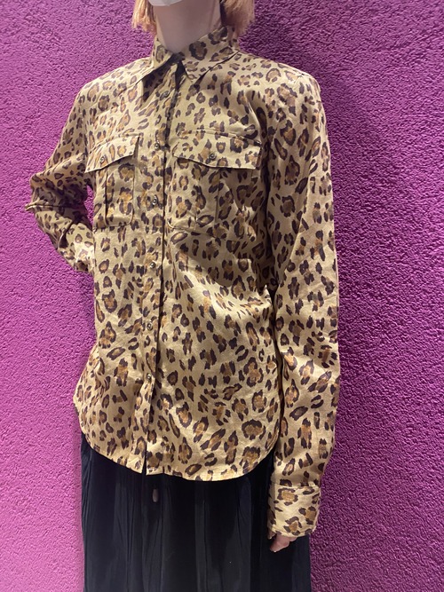 LAUREN used leopard  shirt
