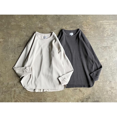 CURLY&Co (カーリーアンドコー)  Crew Neck Waffle L/S Tee