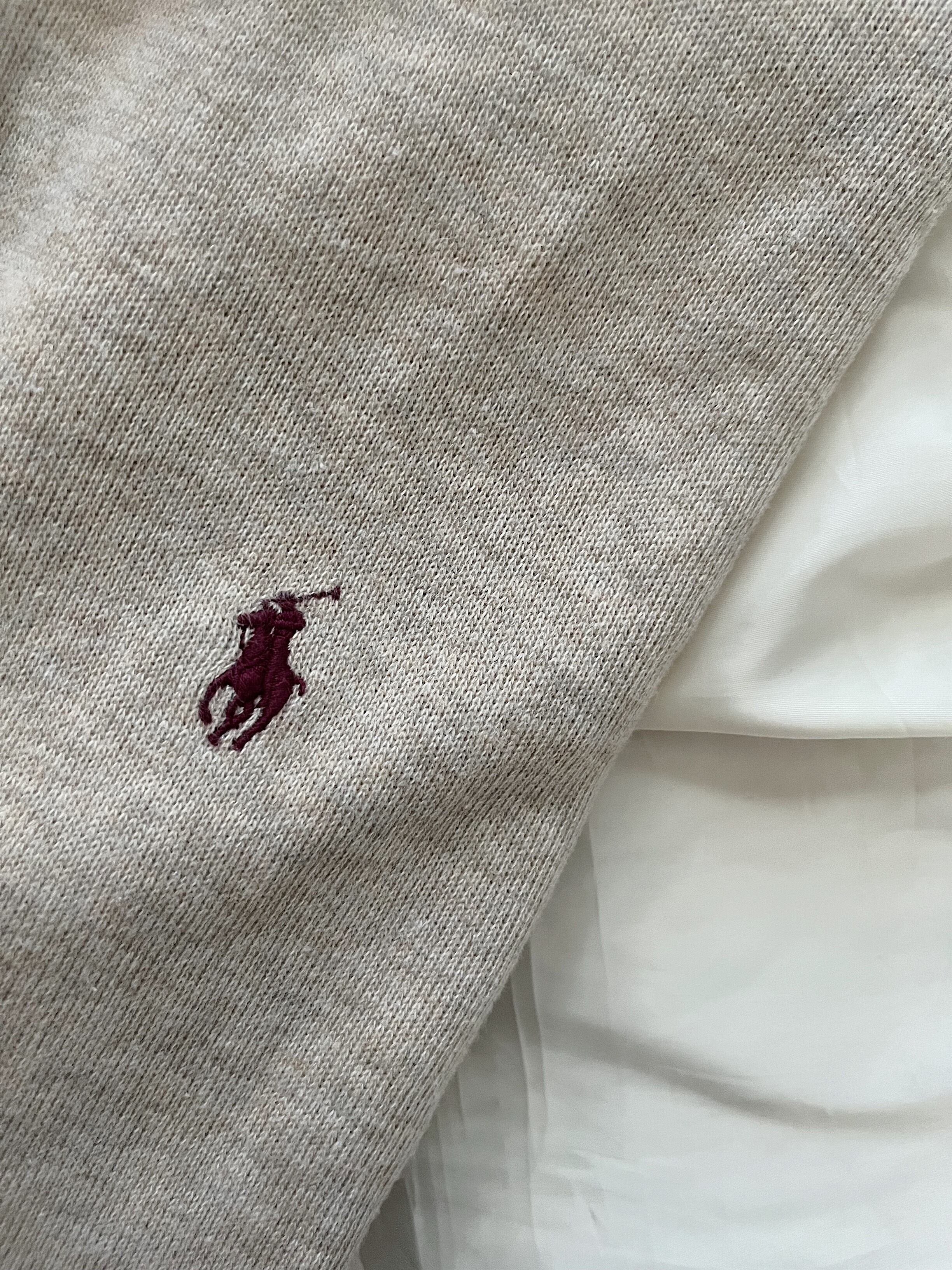 Polo RALPH LAUREN ポロ ラルフローレン ハーフジップ ベージュ Polo RALPH LAUREN ポロ ラルフローレン ハーフジップ ベージュ