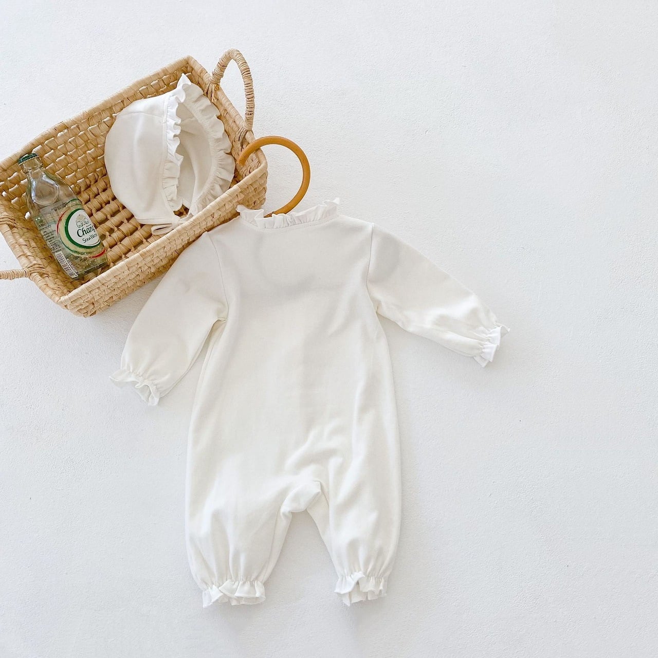 刺繍レースベビードレス♡