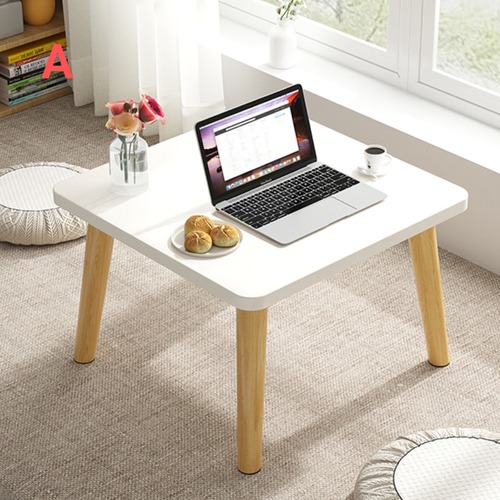 ローテーブル 座卓 コンパクト リビングテーブル 北欧風 ナチュラル ウッドレッグ 角丸デザイン 防水 耐熱 多機能 ミニテーブル コーヒーテーブル 一人暮らし