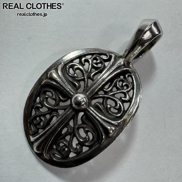 CHROME HEARTS クロムハーツ TINY CLSC OVAL タイニークラシックオーバル ペンダントトップ シルバー CHROME HEARTS/クロムハーツ TINY CLSC OVAL タイニークラシック