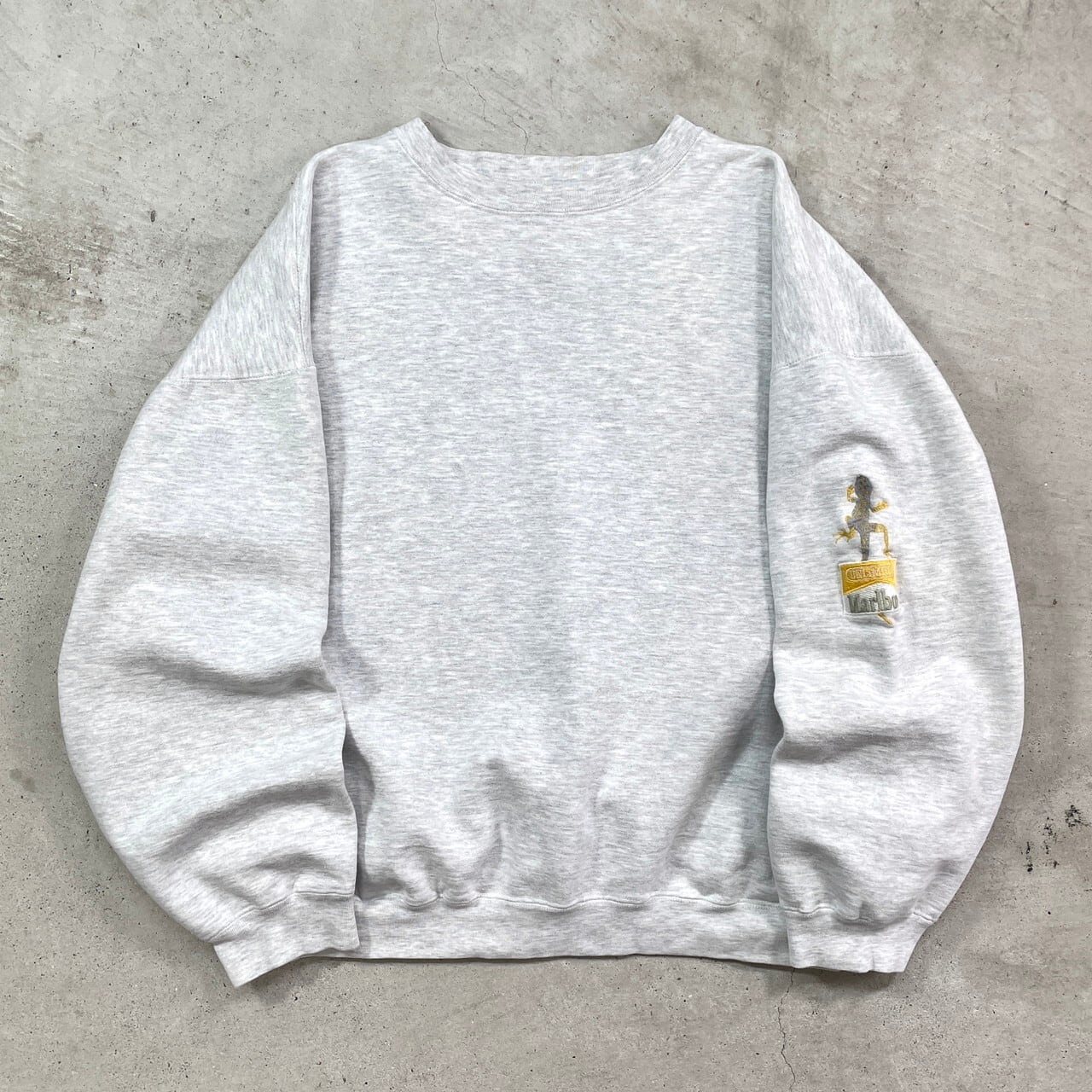90年代 Marlboro マルボロ スウェットシャツ リザード 企業ロゴ刺繍  