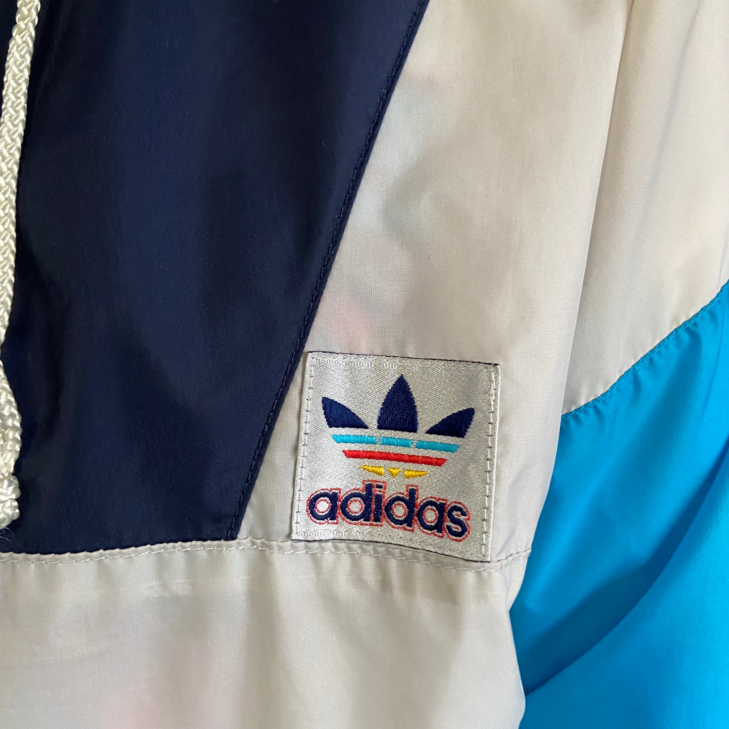 80年代 adidas アディダス ハーフジップ プルオーバー ナイロン