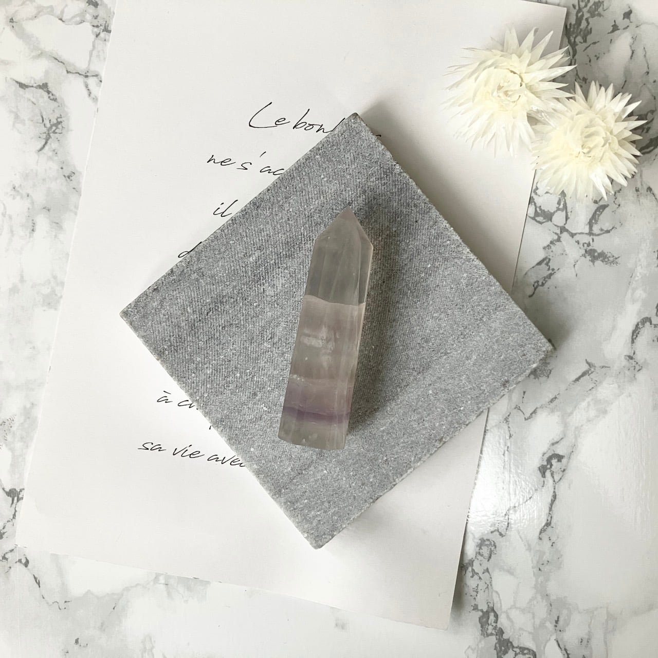 イットリウム フローライト ポイント | 天然石・パワーストーンのお店