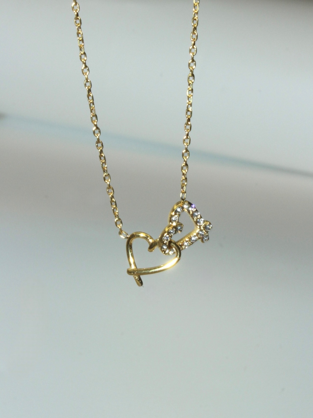 Double Heart Necklace