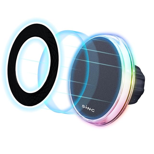 セイワ(SEIWA) 車内用品 スマホホルダー マグネット 無線充電 スマホ