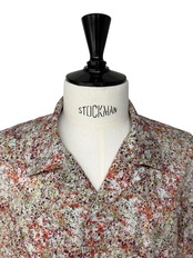 【 HeArT&Co. (ハートアンドコー) 】 半袖  LIBERTY生地シャツ 日本製